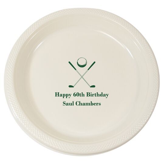 Golf Clubs Plastic Plates